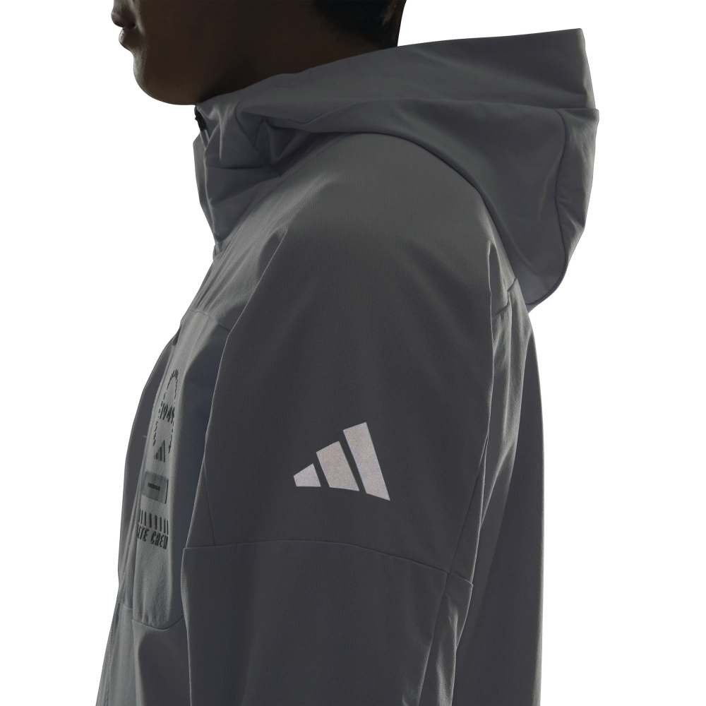 アディダス（adidas）（メンズ）アダプテーション レギュラーフィット ライト ウーブン フード付き フルジップ トラックトップ DM078-KF6207