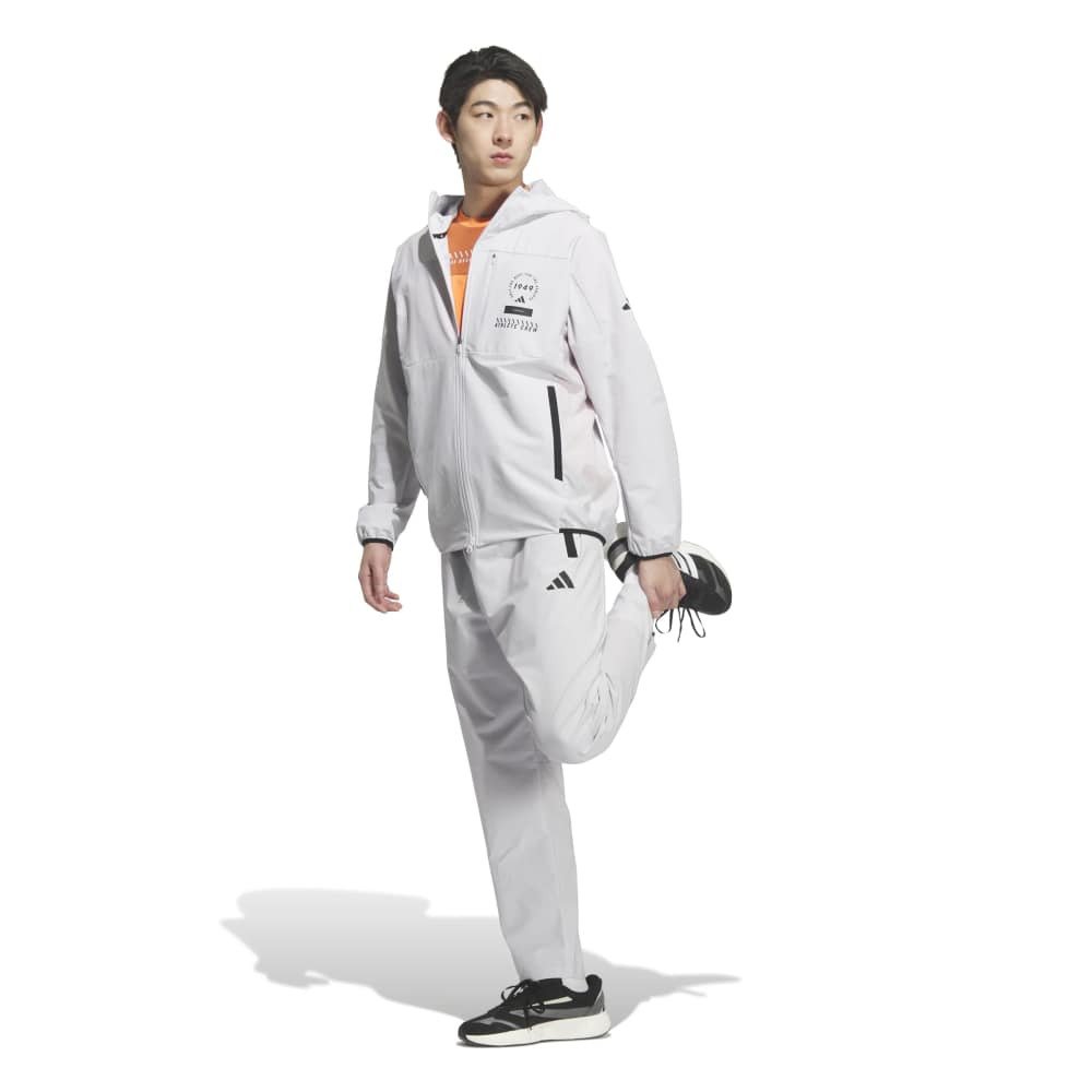 アディダス（adidas）（メンズ）アダプテーション レギュラーフィット ライト ウーブン フード付き フルジップ トラックトップ DM078-KF6207