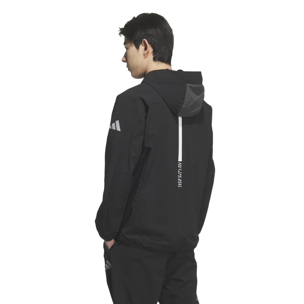 アディダス（adidas）（メンズ）アダプテーション レギュラーフィット ライト ウーブン フード付き フルジップ トラックトップ DM078-KF6208