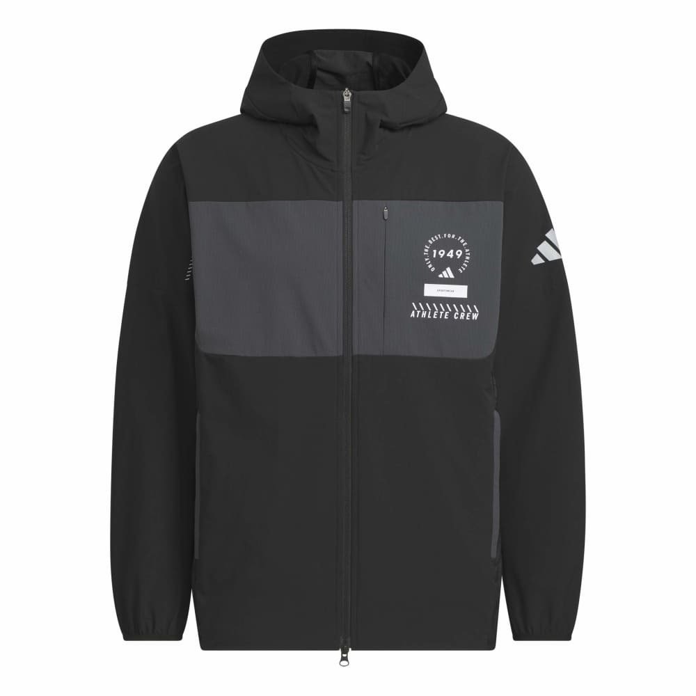 アディダス（adidas）（メンズ）アダプテーション レギュラーフィット ライト ウーブン フード付き フルジップ トラックトップ DM078-KF6208