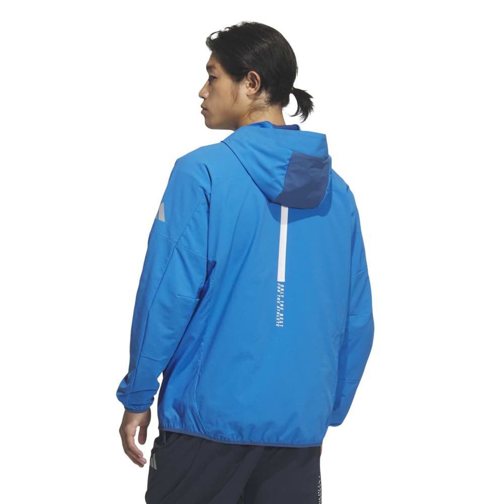 アディダス（adidas）（メンズ）アダプテーション レギュラーフィット ライト ウーブン フード付き フルジップ トラックトップ DM078-KF6209