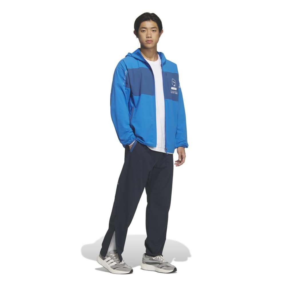 アディダス（adidas）（メンズ）アダプテーション レギュラーフィット ライト ウーブン フード付き フルジップ トラックトップ DM078-KF6209