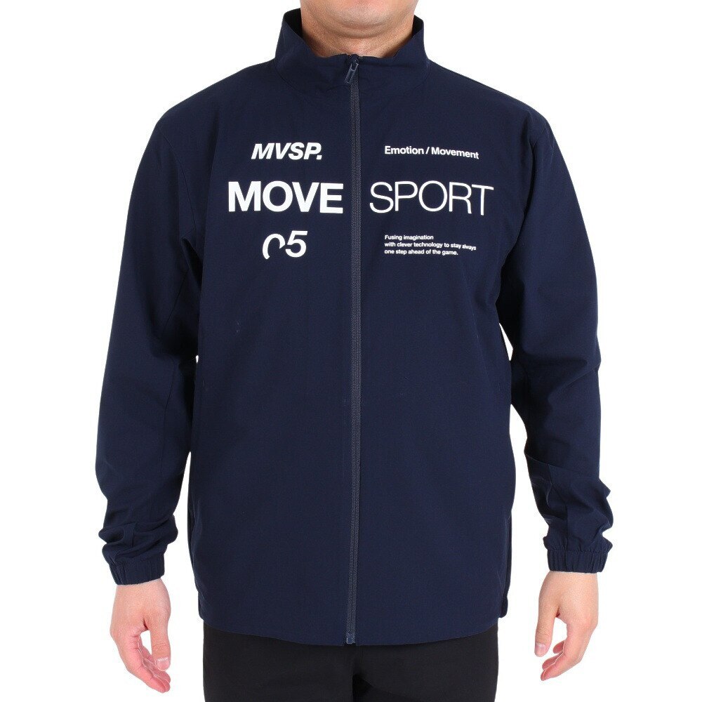 デサント（DESCENTE）（メンズ）ジャージ 上下セット メンズ AIRY TRANSFER スタンド DX-C2442 NV/DX-C2443 NV