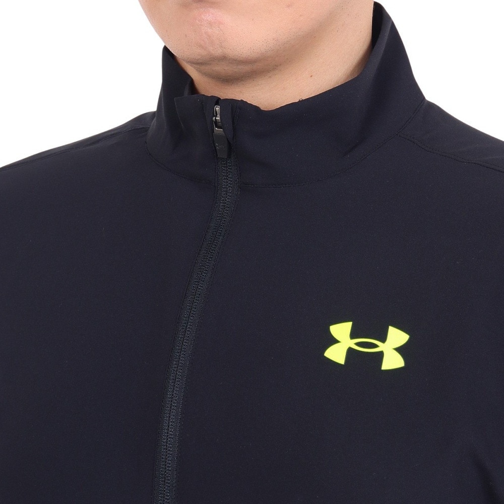 アンダーアーマー（UNDER ARMOUR）（メンズ）FRESH ウーブンジャケット パンツ 上下セット ブラック