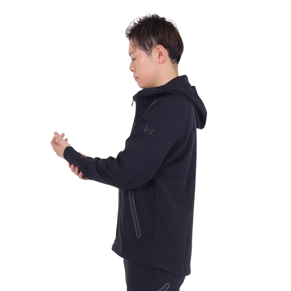 アンダーアーマー（UNDER ARMOUR）（メンズ）Unstoppable ジャケット カーゴパンツ 上下セット ブラック