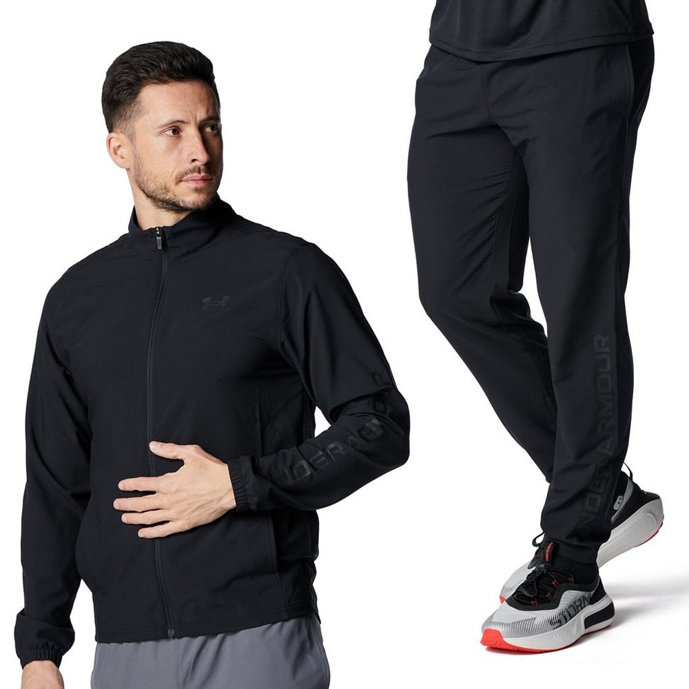 アンダーアーマー（UNDER ARMOUR）（メンズ）フレッシュウーブン フルジップ 上下セット 6001543 001 6001544 001