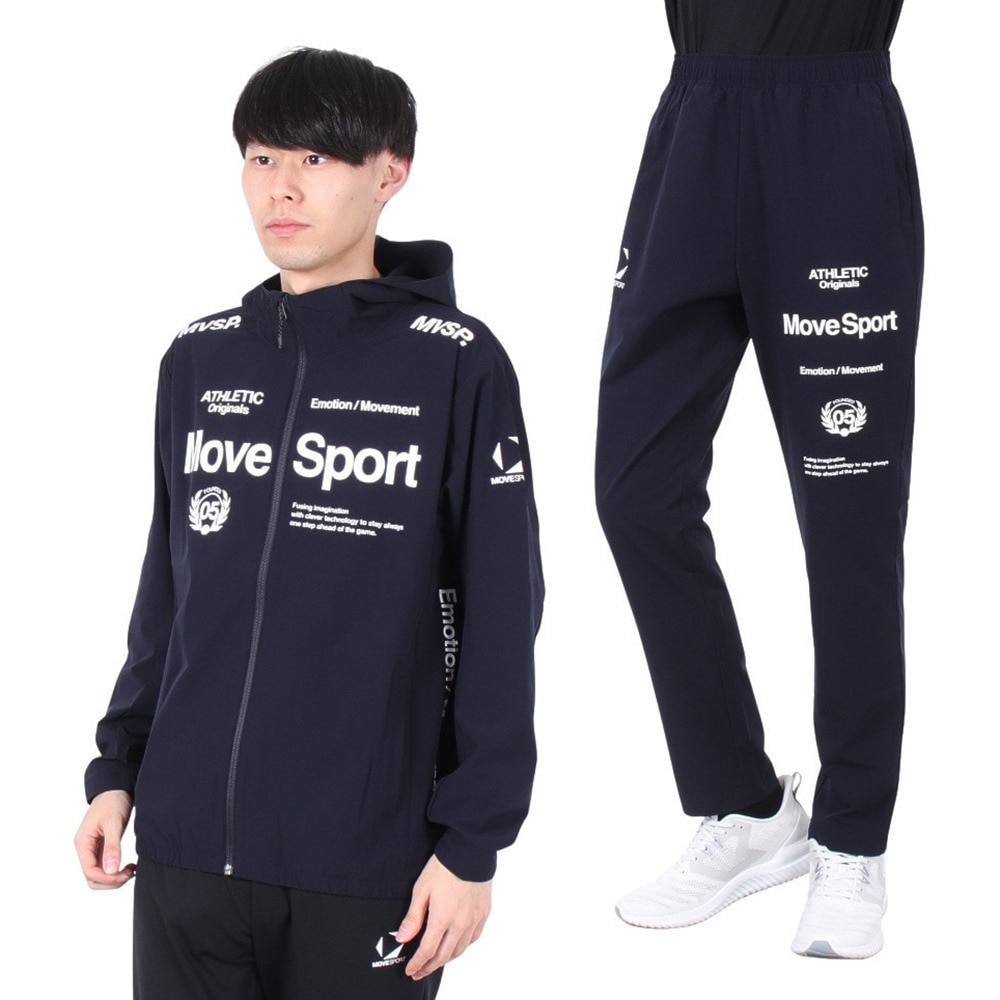 デサント（DESCENTE）（メンズ）AIRY TRANSFER TAIKYU フルジップ上下セット ST5SJK22M NV00 ST5SPZ22M