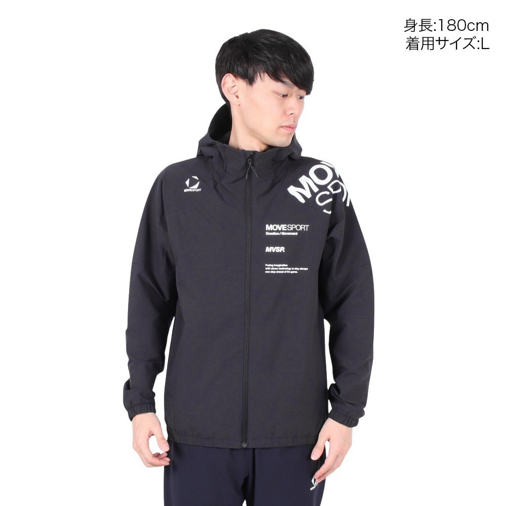 デサント（DESCENTE）（メンズ）SUNSCREEN TAIKYU クロスフーディー上下セット ST5SJK20M BK00 ST5SPZ20M