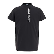 (メンズ)半袖シャツ メンズ Move Sport ソフト AIRY TRANSFER DMMTJA56 BK ブラック
