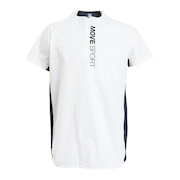 (メンズ)半袖シャツ メンズ Move Sport ソフト AIRY TRANSFER DMMTJA56 WH