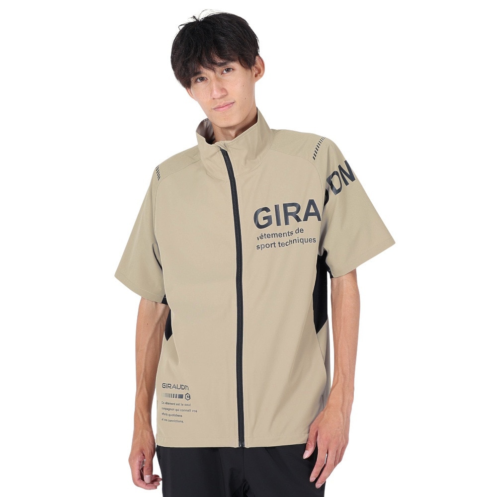 ジローム（GIRAUDM）（メンズ）半袖シャツ メンズ 絶耐撥水 クロス ジャケット WU3S0004-TR851-GRSD BEG