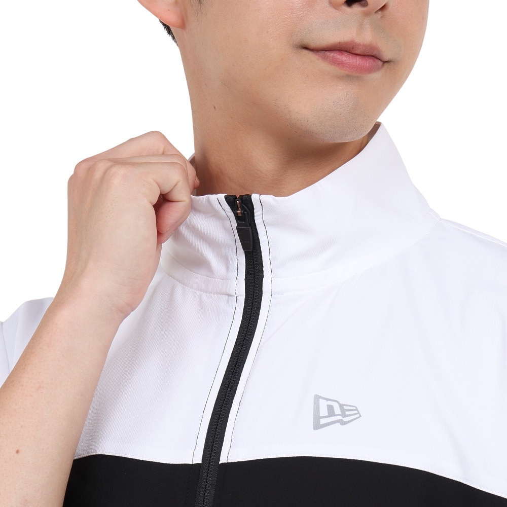 ニューエラ（NEW ERA）（メンズ）ジャケット 半袖 uv 吸汗速乾 ホワイト 白 クロスウェア ジャケット 13697264