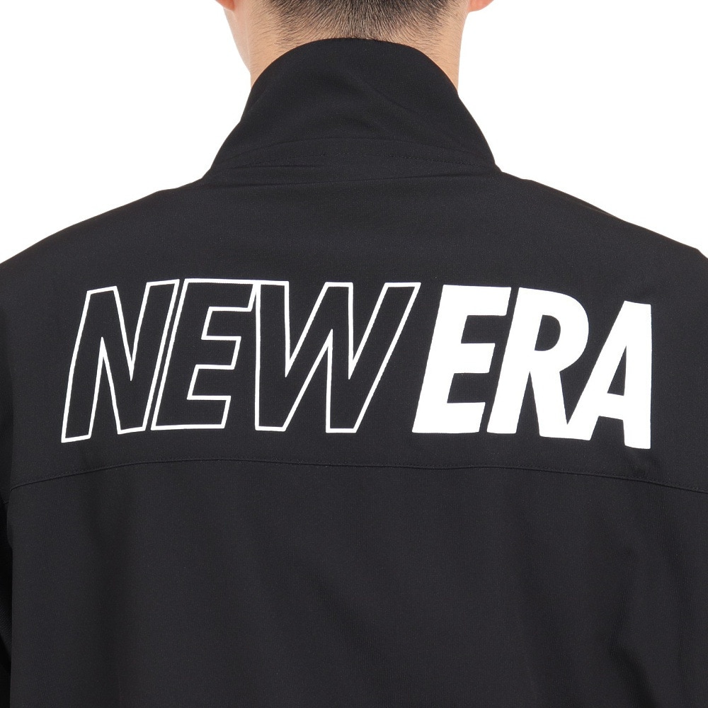 ニューエラ（NEW ERA）（メンズ、レディース）ジャケット 半袖  uv 吸汗速乾 ブラック 黒 クロスウェア ジャケット 13697265
