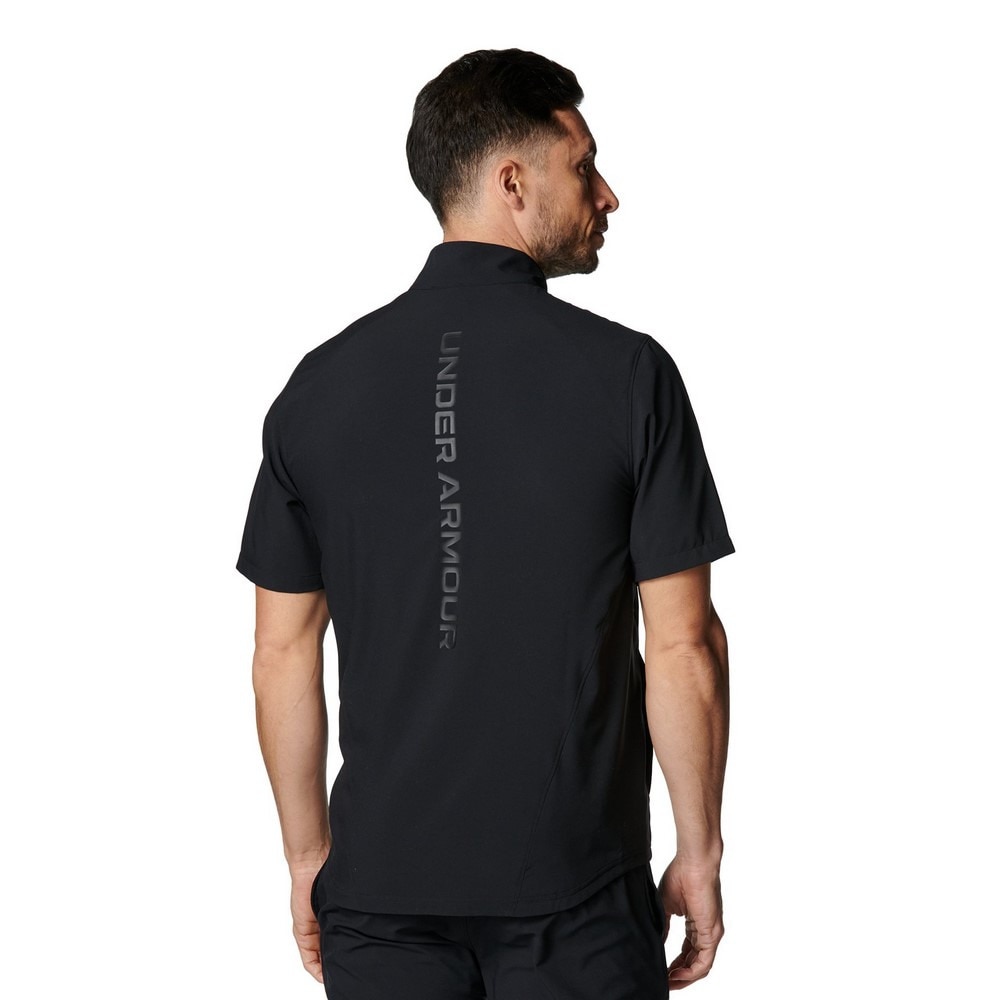 アンダーアーマー（UNDER ARMOUR）（メンズ）フレッシュウーブン フルジップ ショートスリーブ ジャケット 6001546 001