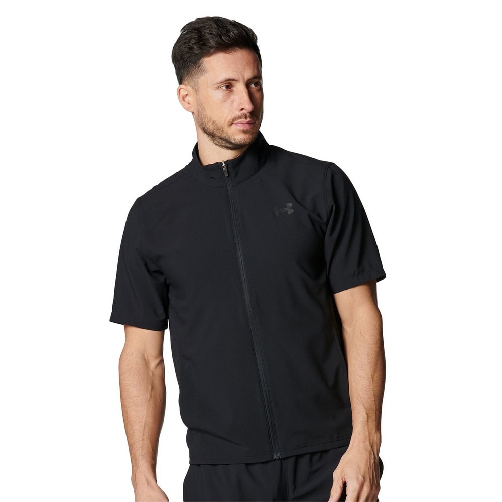 アンダーアーマー（UNDER ARMOUR）（メンズ）フレッシュウーブン フルジップ ショートスリーブ ジャケット 6001546 001