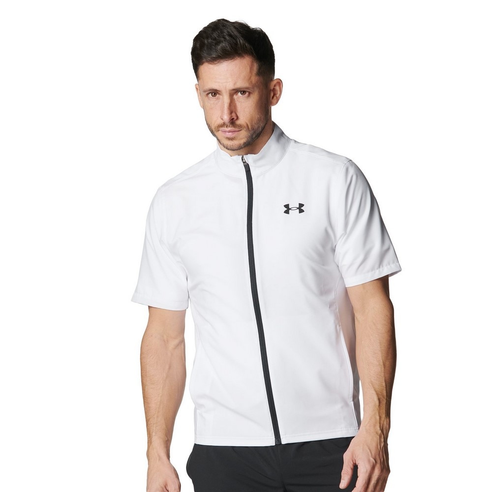 アンダーアーマー（UNDER ARMOUR）（メンズ）フレッシュウーブン フルジップ ショートスリーブ ジャケット 6001546 100