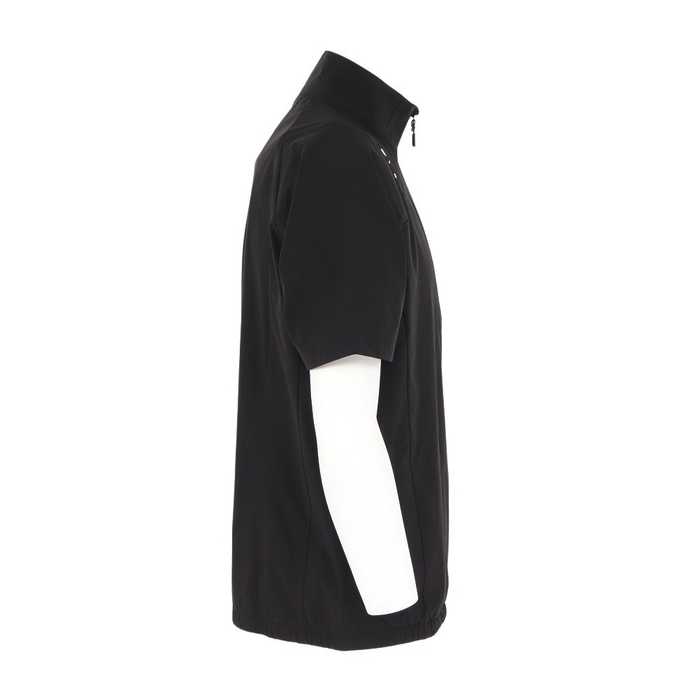デサント（DESCENTE）（メンズ）クロス半袖ジャケット ST5SJKX0MB BK00