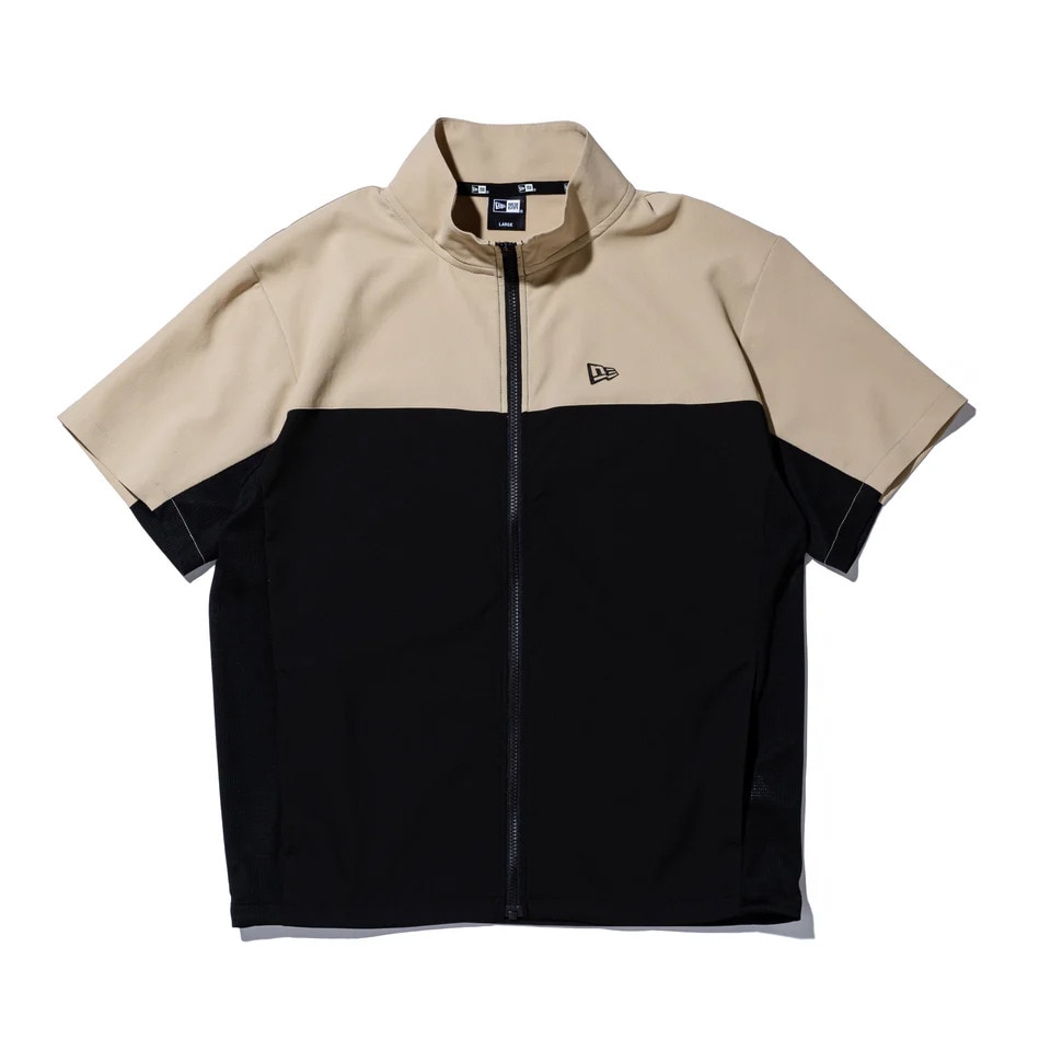 ニューエラ（NEW ERA）（メンズ、レディース）半袖 クロスウェア ジャケット ワードマークロゴ 14666312