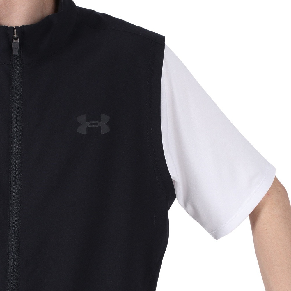 アンダーアーマー（UNDER ARMOUR）（メンズ）フレッシュウーブン スリーブレス ジャケット 6003620 001
