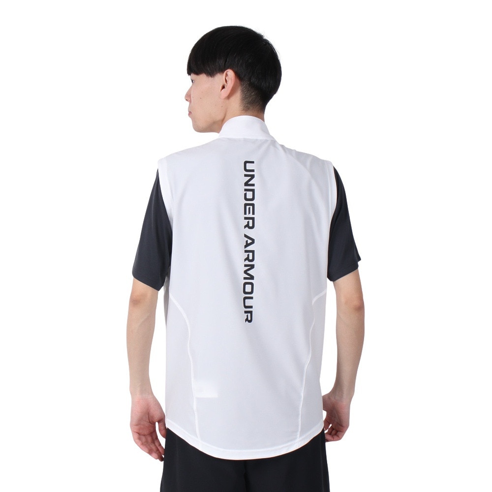 アンダーアーマー（UNDER ARMOUR）（メンズ）フレッシュウーブン スリーブレス ジャケット 6003620 100