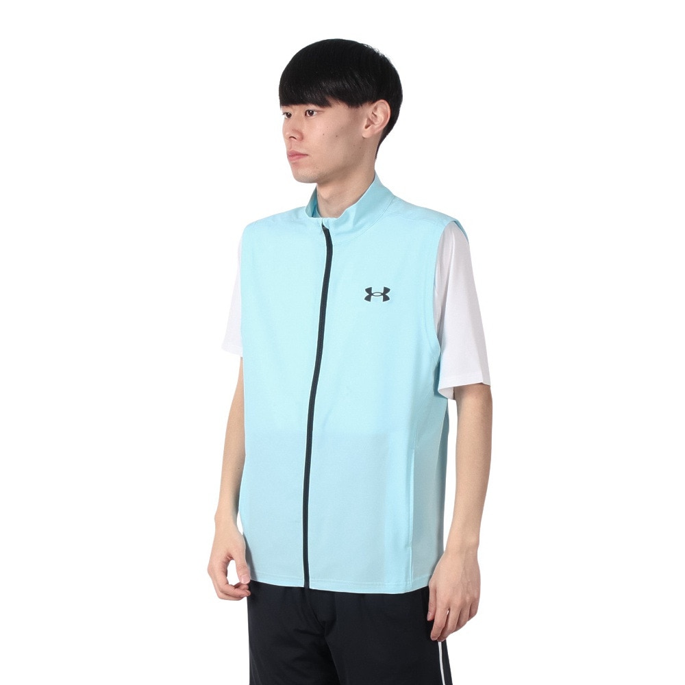 アンダーアーマー（UNDER ARMOUR）（メンズ）フレッシュウーブン スリーブレス ジャケット 6003620 494