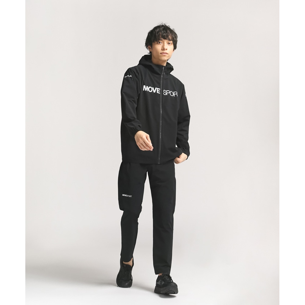 デサント（DESCENTE）（メンズ）パンツ 撥水 ストレッチ ブラック 黒 AIRY TRANSFER ライトリップ テーパード DMMVJG11 BK