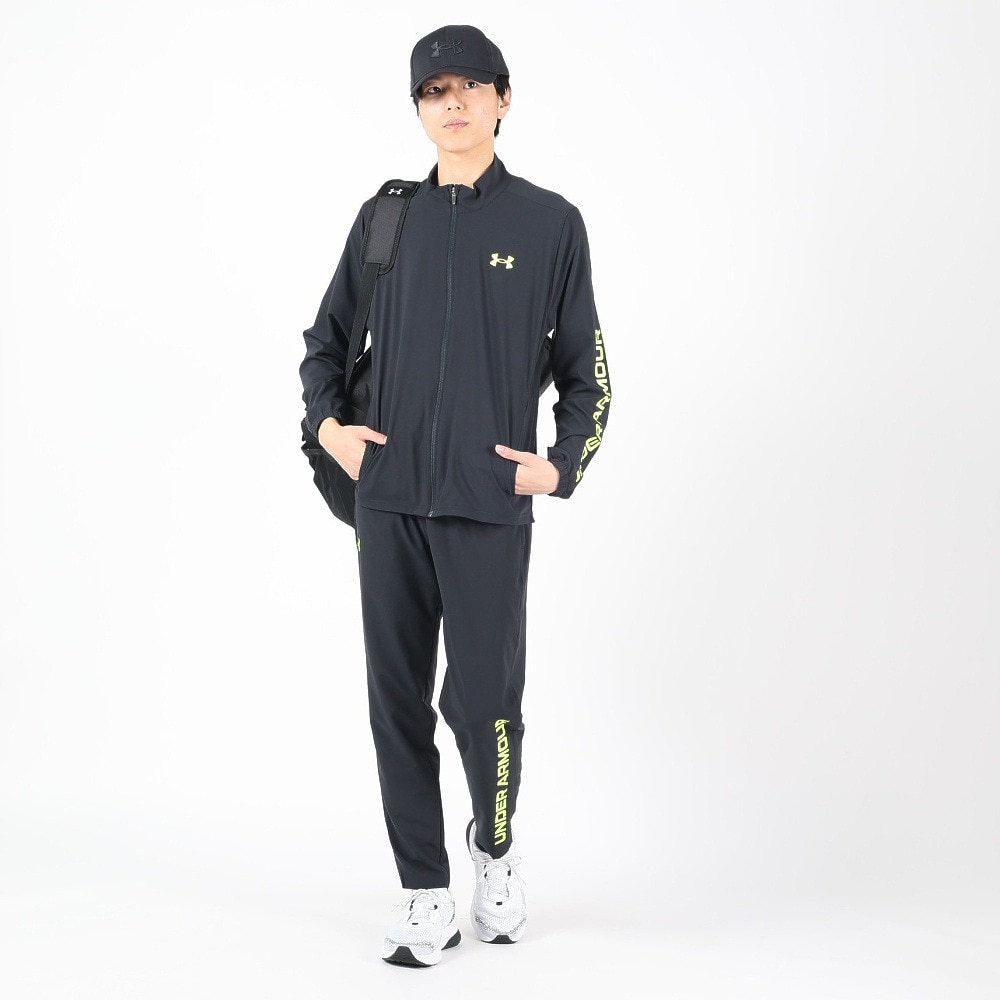 アンダーアーマー（UNDER ARMOUR）（メンズ）パンツ ブラック 黒 ジョガーパンツ フレッシュ ウーブン パンツ 1384816 002