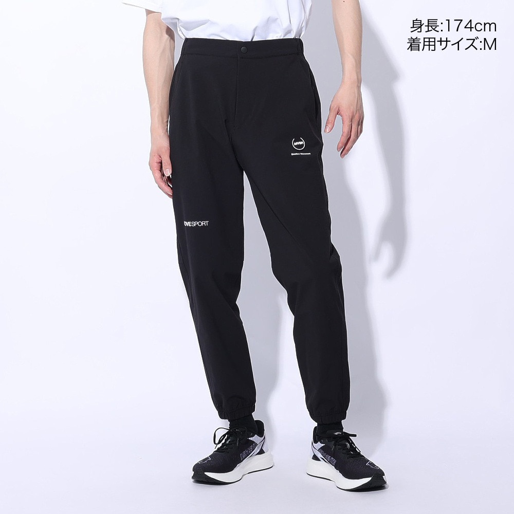 デサント（DESCENTE）（メンズ）パンツ uv UV 接触冷感 ストレッチ 撥水 ブラック 黒  4WAYストレッチ イージージョガーパンツ DMMXJG13 BK