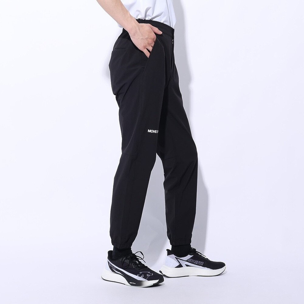 デサント（DESCENTE）（メンズ）パンツ uv UV 接触冷感 ストレッチ 撥水 ブラック 黒  4WAYストレッチ イージージョガーパンツ DMMXJG13 BK