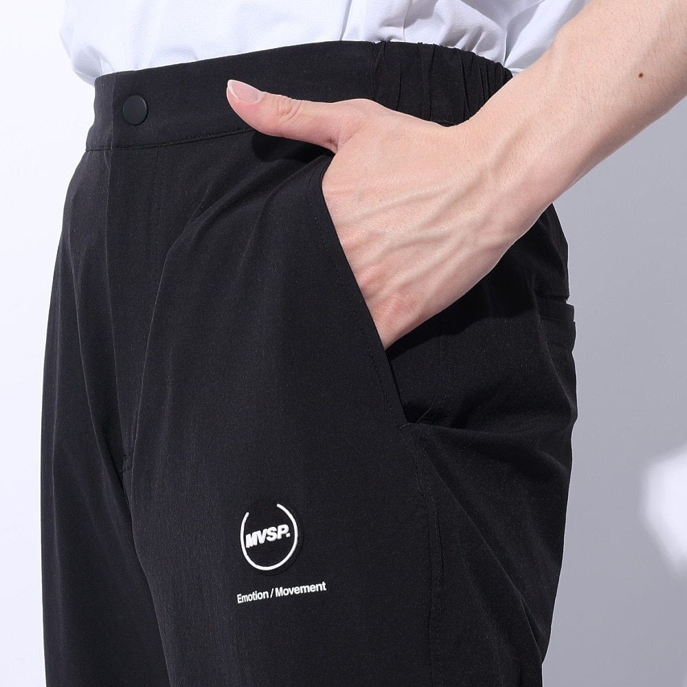 デサント（DESCENTE）（メンズ）パンツ uv UV 接触冷感 ストレッチ 撥水 ブラック 黒  4WAYストレッチ イージージョガーパンツ DMMXJG13 BK