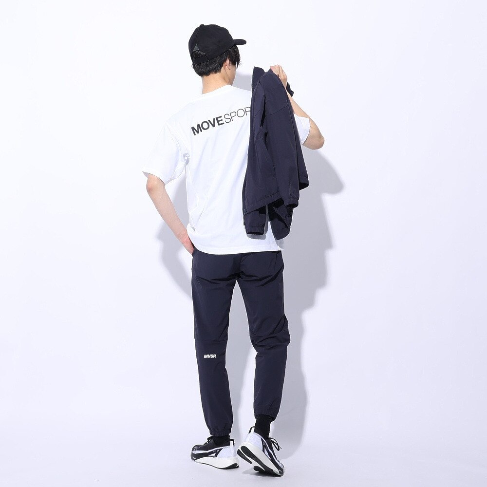 デサント（DESCENTE）（メンズ）パンツ uv UV 接触冷感 ストレッチ 撥水 ネイビー 4WAYストレッチ イージージョガーパンツ DMMXJG13 NV