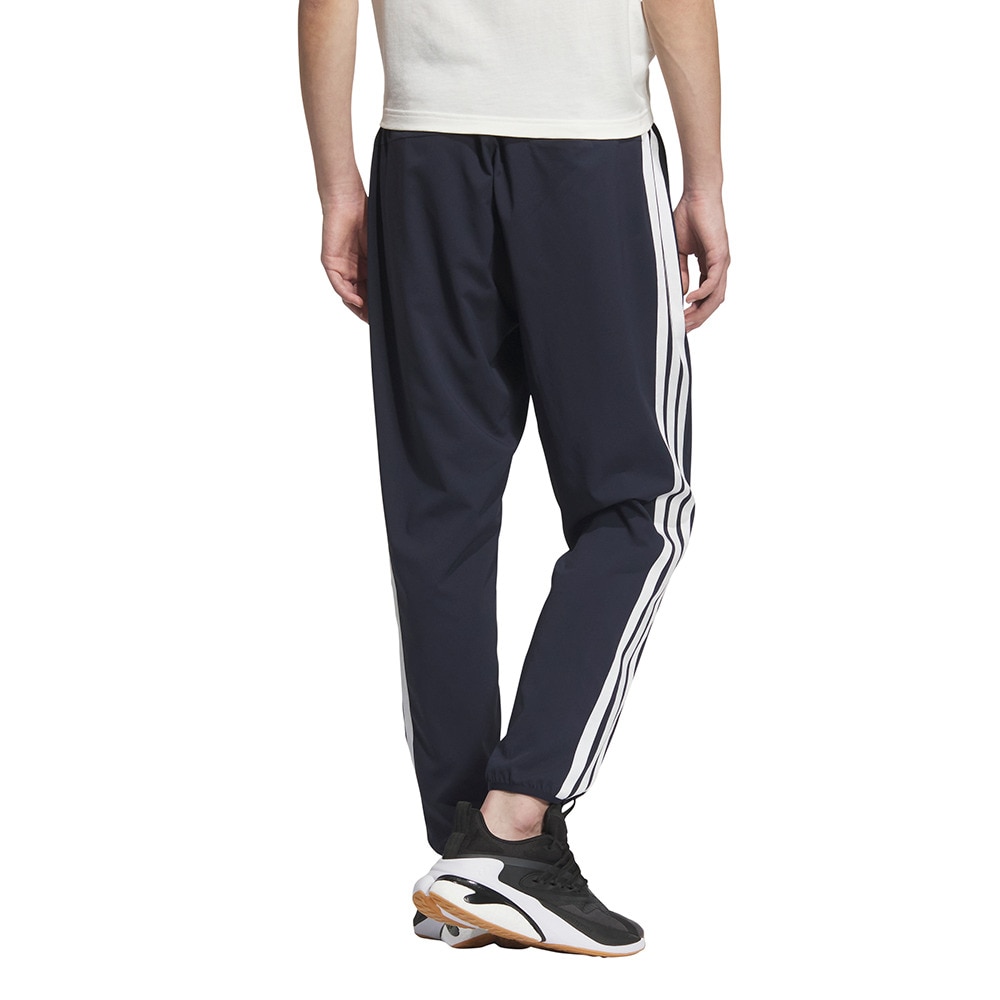 アディダス（adidas）（メンズ）スリーストライプス ルーズフィット ライトウーブントラックパンツ JZR07-JV7004