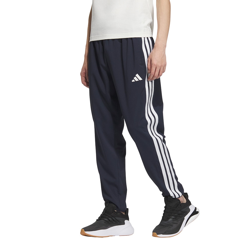 アディダス（adidas）（メンズ）スリーストライプス ルーズフィット ライトウーブントラックパンツ JZR07-JV7004