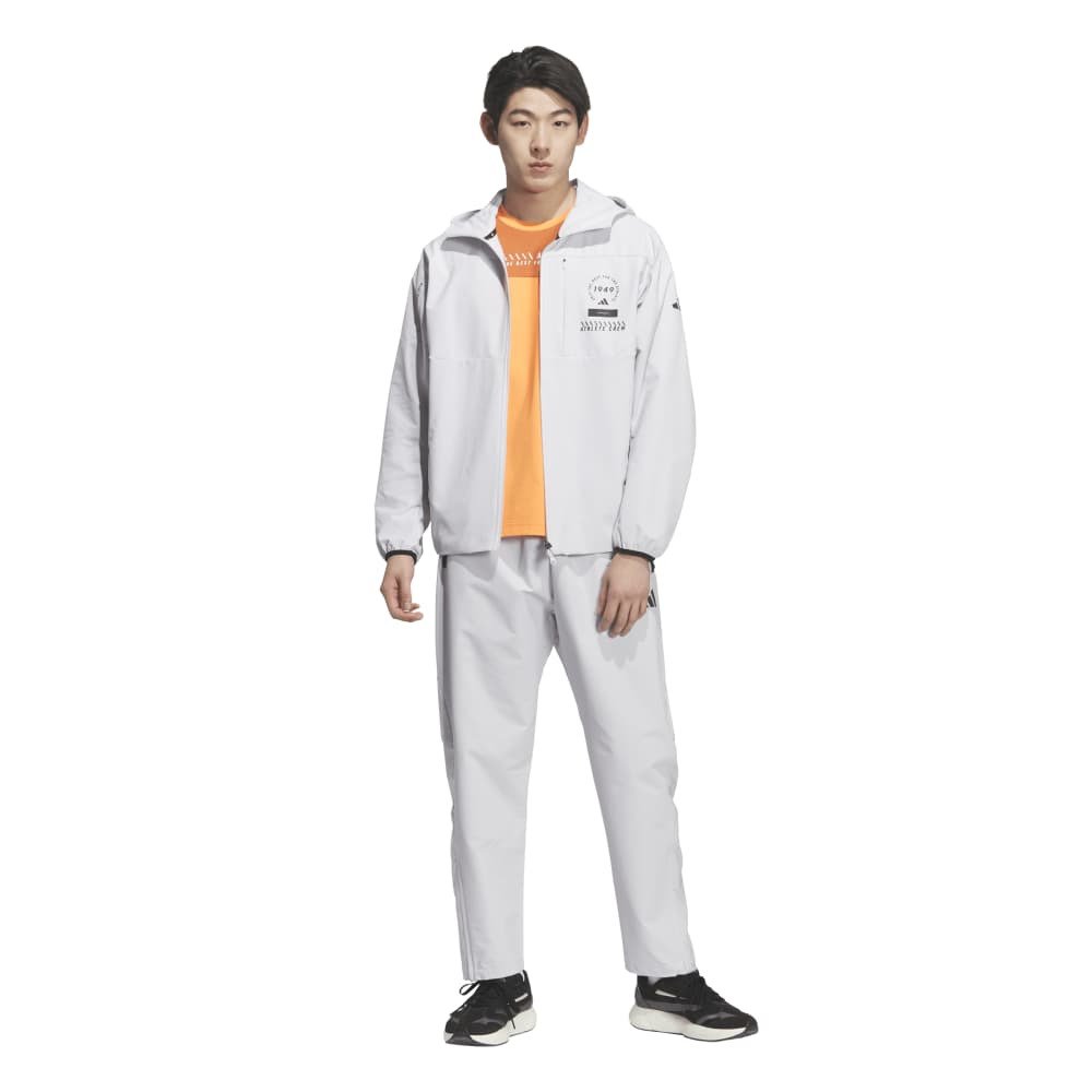 アディダス（adidas）（メンズ）ADPTN レギュラーフィット ライトウーブン フルレングス オープンヘム トラックパンツ EQ553-KF1291