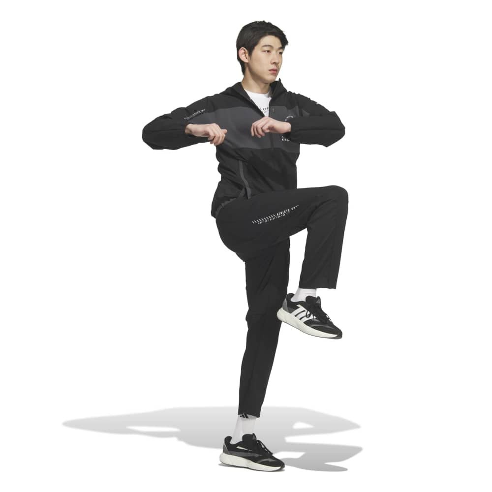 アディダス（adidas）（メンズ）アダプテーション レギュラーフィット ライトウーブン フルレングス オープンヘム トラックパンツ EQ553-KF1292