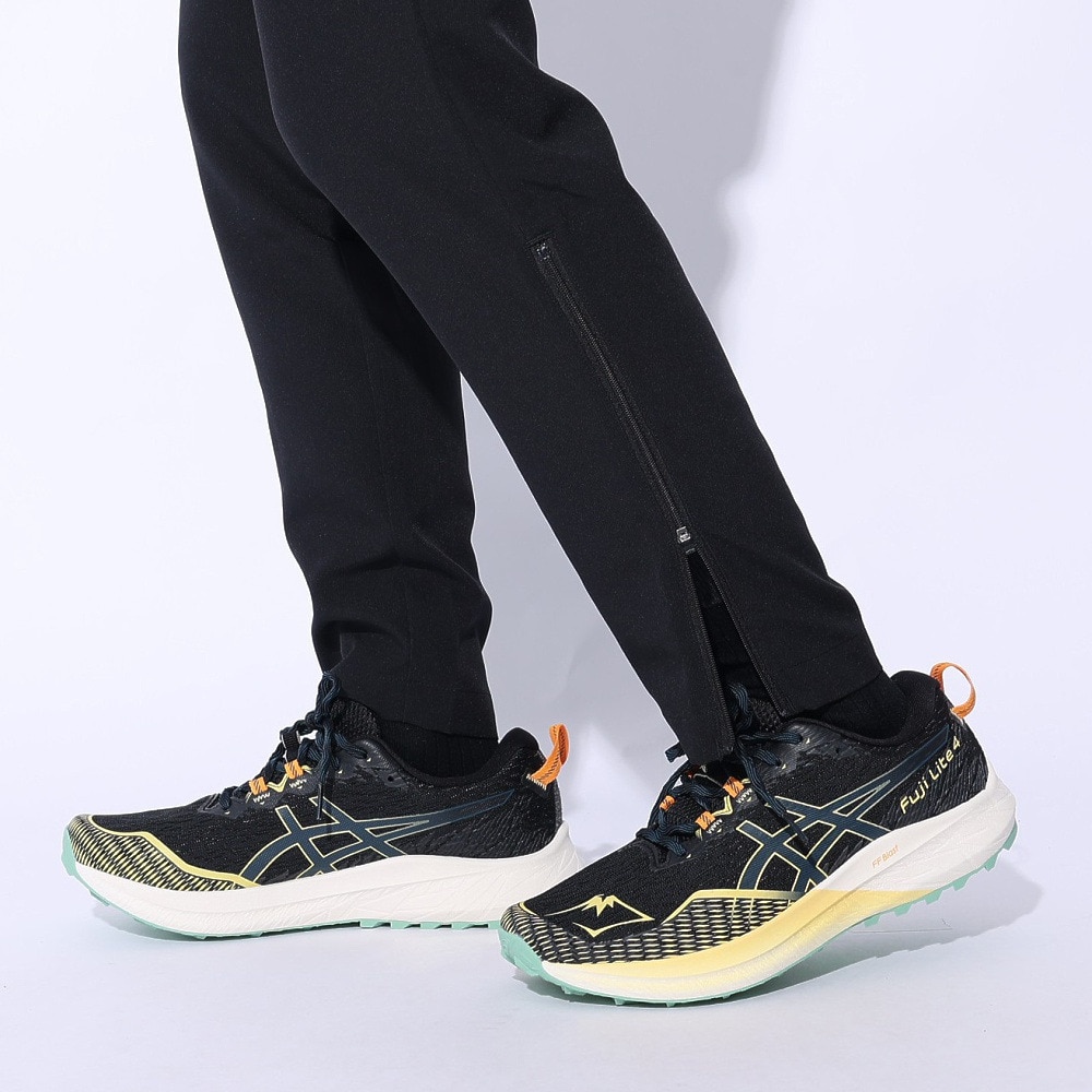 アシックス（ASICS）（メンズ）パンツ uv 吸汗速乾 ブラック 黒 A-I-Mドライクロスパンツ 吸汗速乾 裾ファスナー 2031E536.001