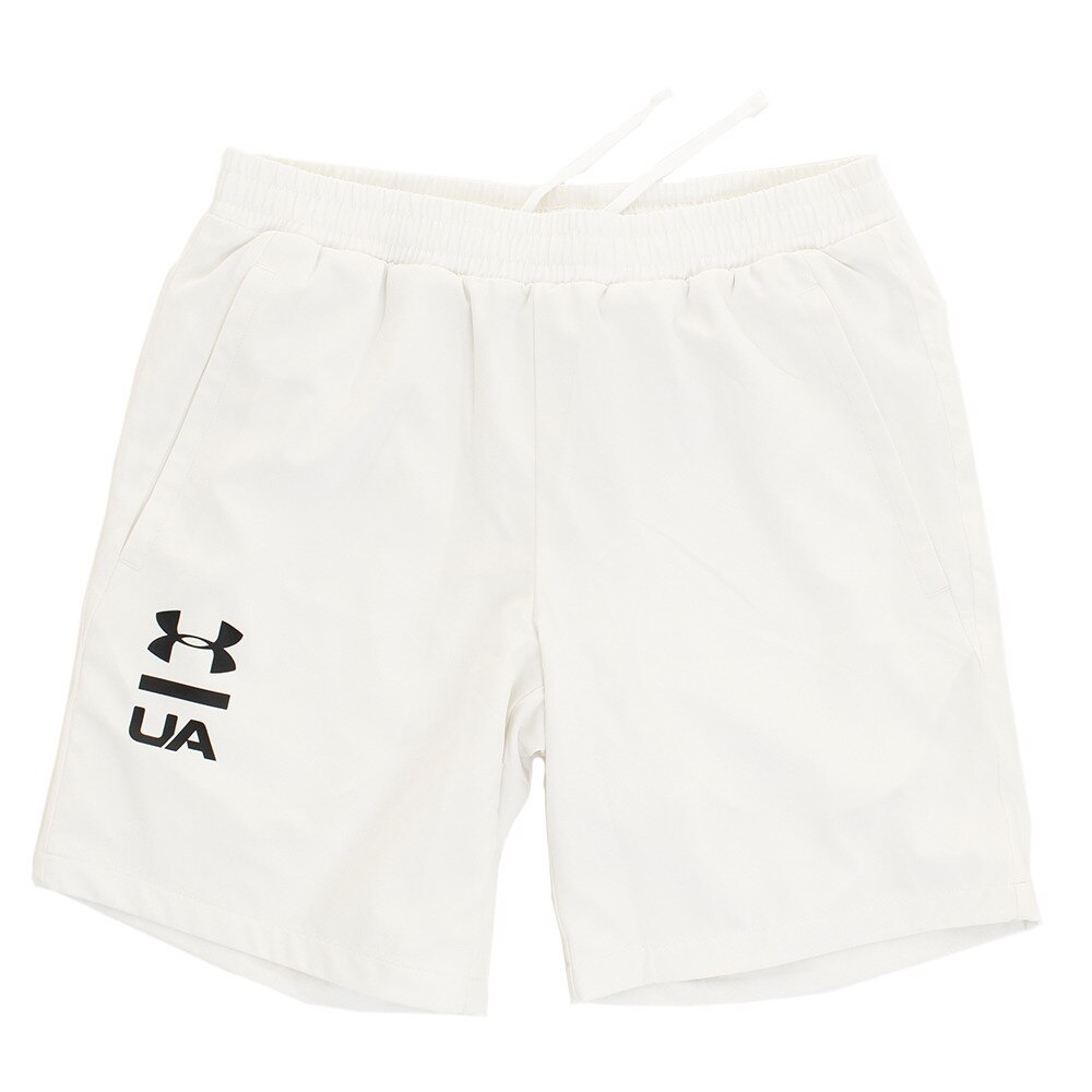  ハーフパンツ メンズ サマーウーブンショーツ 1331586 OXW/BLK AT