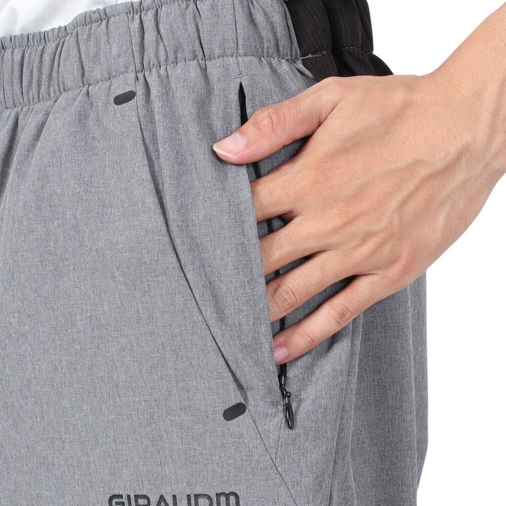 ジローム（GIRAUDM）（メンズ）絶耐撥水 UVカット ストレッチクロス ハーフパンツ 851GM1SD6752 GRY★★★