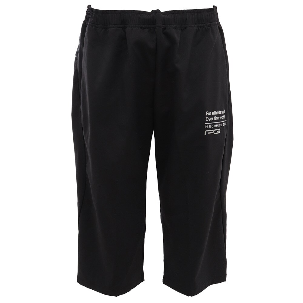  絶対撥水 UVクロスクロップドパンツ 851PG0TJ2486 BLK