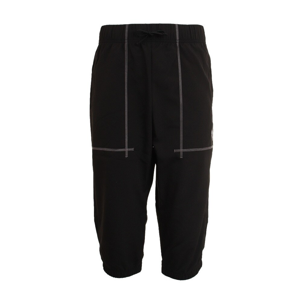  クロスジャージ ノンラインド ウーブン 3/4パンツ 520530-01 BLK