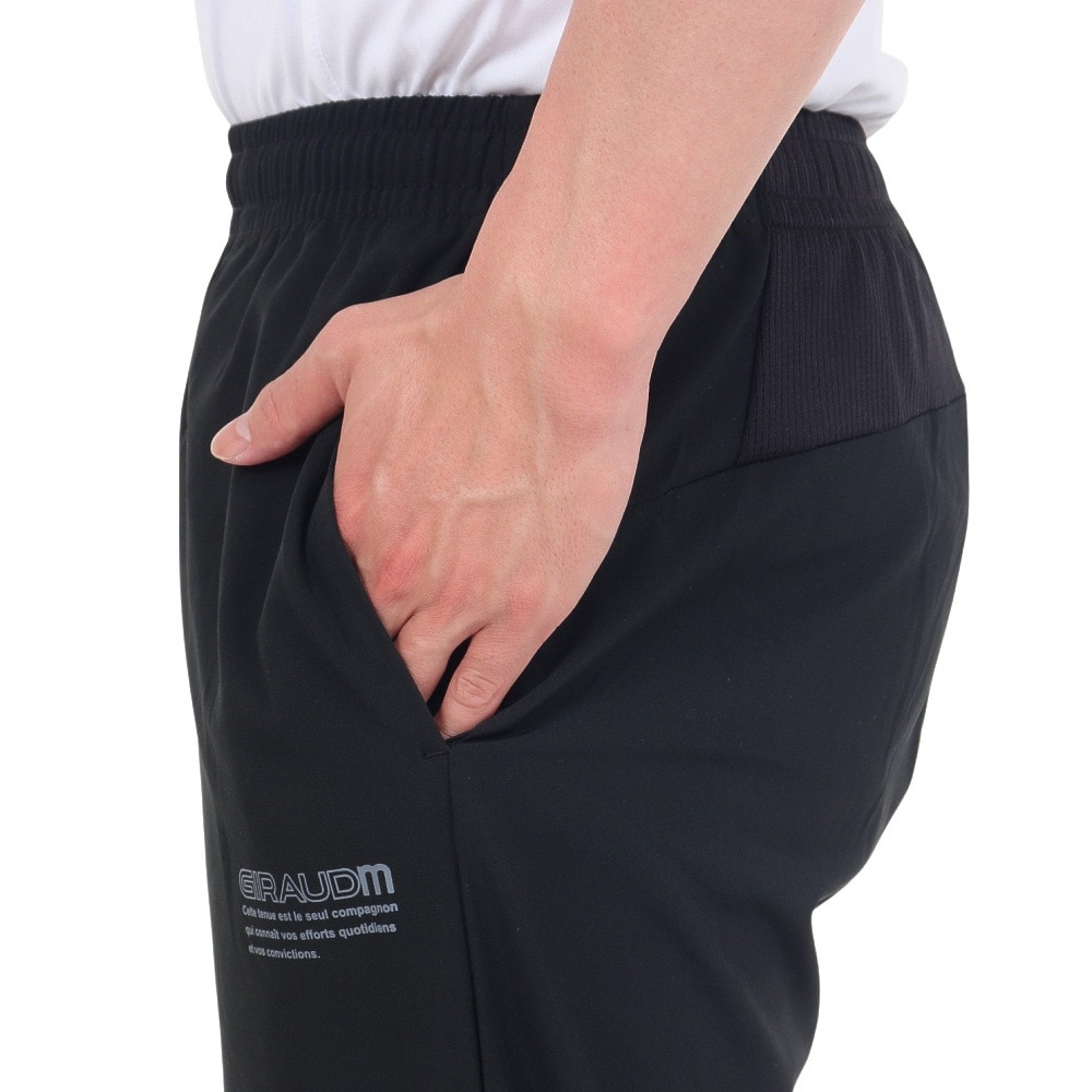 ジローム（GIRAUDM）（メンズ）パンツ ハーフパンツ uv 絶耐撥水 ストレッチ ブラック 黒  STCROSSWU クロップドパンツ WU4S0003-TR851-GRSD BLK 