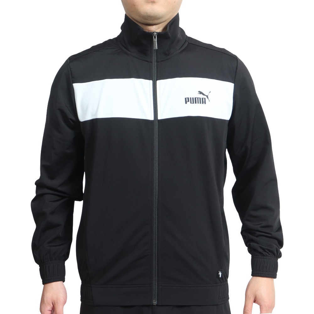 プーマ（PUMA）（メンズ）ジャージ 上下セット ポリ トレーニングスーツ セットアップ ブラック 846467 01 BLK