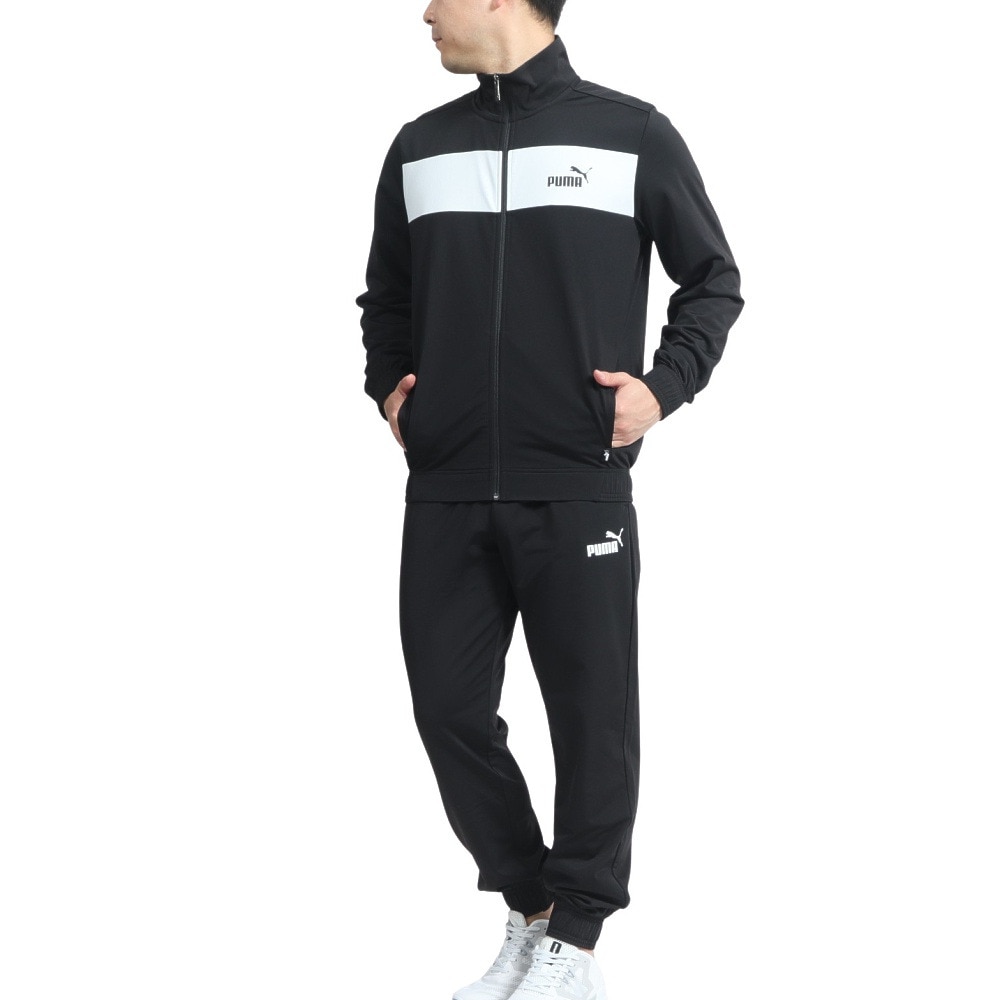 プーマ（PUMA）（メンズ）ポリ トレーニングスーツ 846467 01 BLK ...