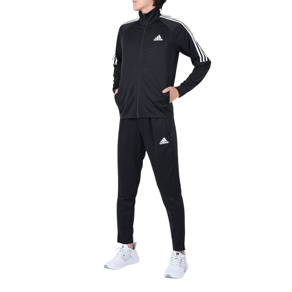 アディダス（adidas）（メンズ）ジャージ 上下セット エアロレディ セレーノカット スリーストライプス トラックスーツ IZA33-H28922