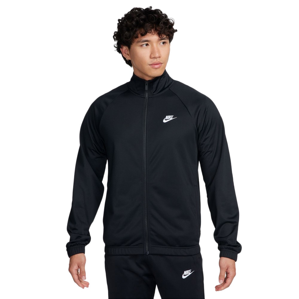 ナイキ（NIKE）（メンズ）ジャージ上下セット ストレッチ ブラック 黒 クラブ ポリニット トラックスーツ FB7352-010