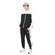 (メンズ)トレーニング FAVORITE トラックスーツ 上下セット 521894 01 BLK