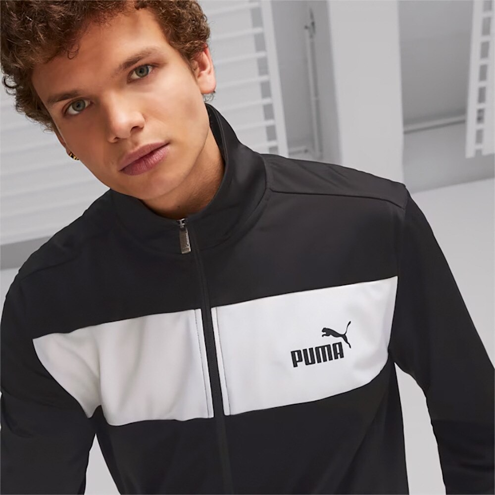 プーマ（PUMA）（メンズ）ジャージ 上下セット ポリ トレーニングスーツ 678477 01 BLK