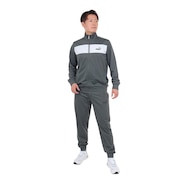 (メンズ)ジャージ 上下セット ポリ トレーニングスーツ 678477 80 GRY
