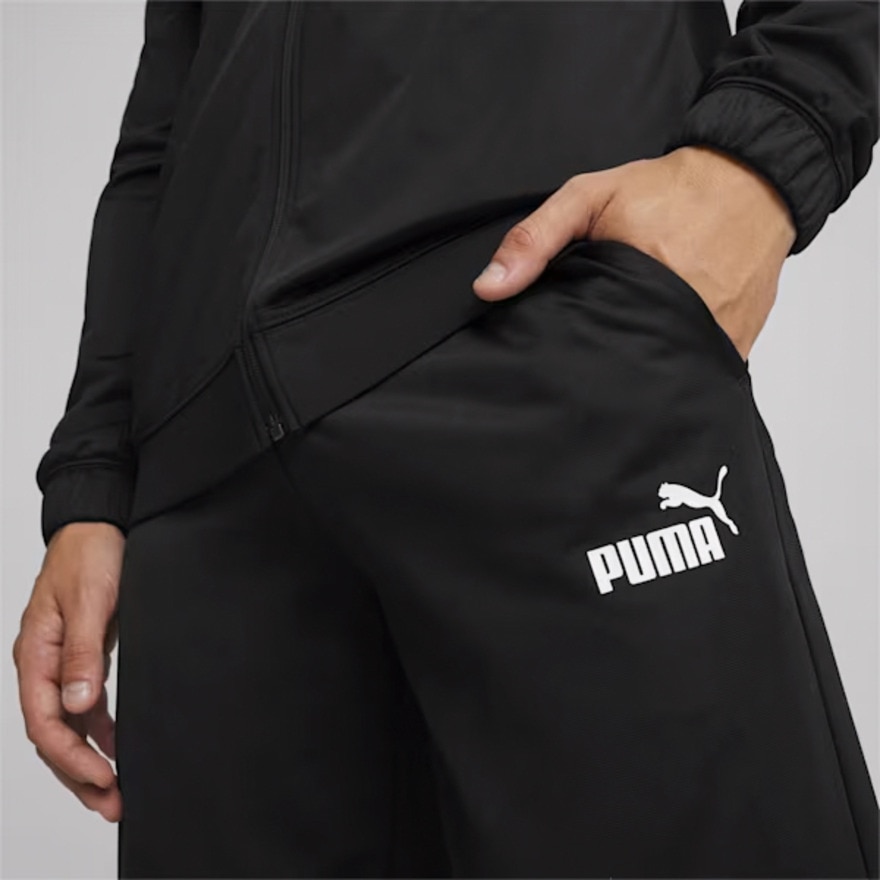 プーマ（PUMA）（メンズ）ジャージ 上下セット ブラック 黒 パワー ポリ トラックスーツ 681296 01 BLK