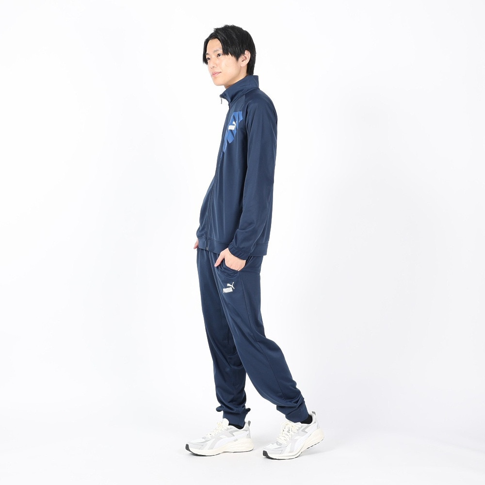 プーマ（PUMA）（メンズ）ジャージ 上下セット ネイビー パワー ポリ トラックスーツ 681296 14 NVY